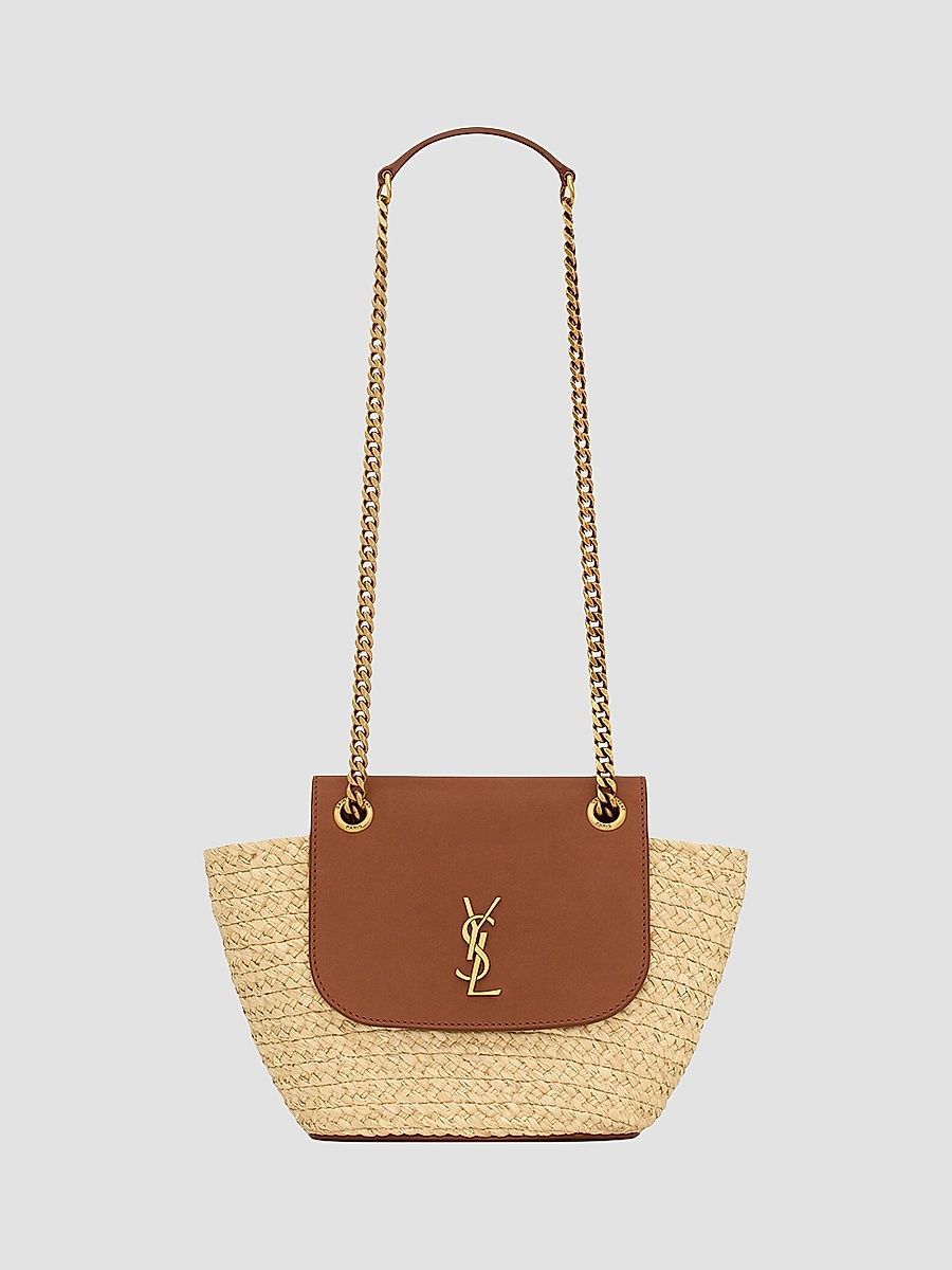 Saint Laurent Women's Mini Manon Bag - Natural Brick