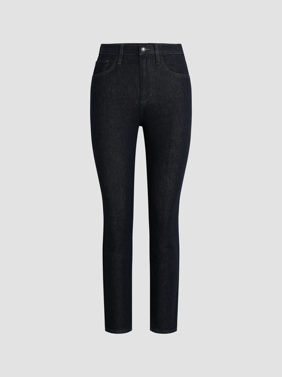 Favorite Daughter Women's The Valentina Super High-Rise Cigarette Jeans - Oxford - Size 24