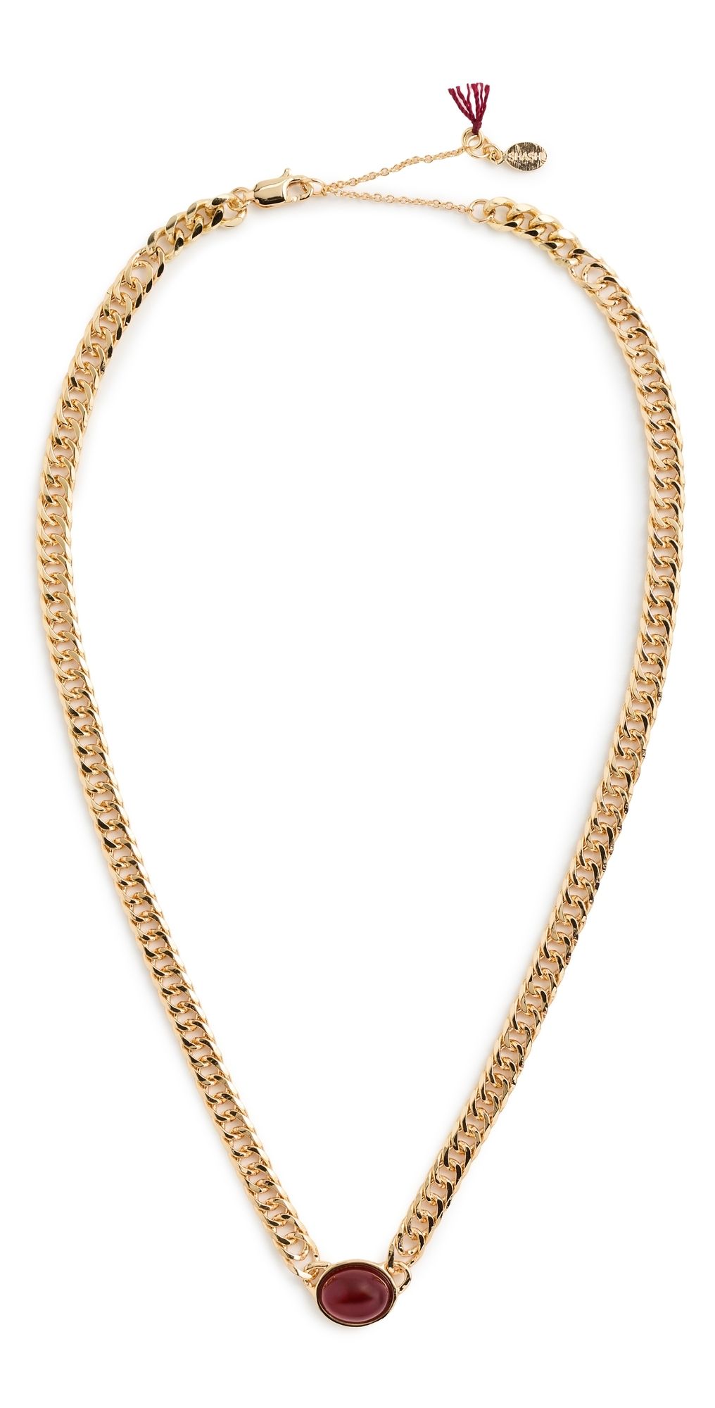 SHASHI Casa Gemstone Necklace Gold One Size
