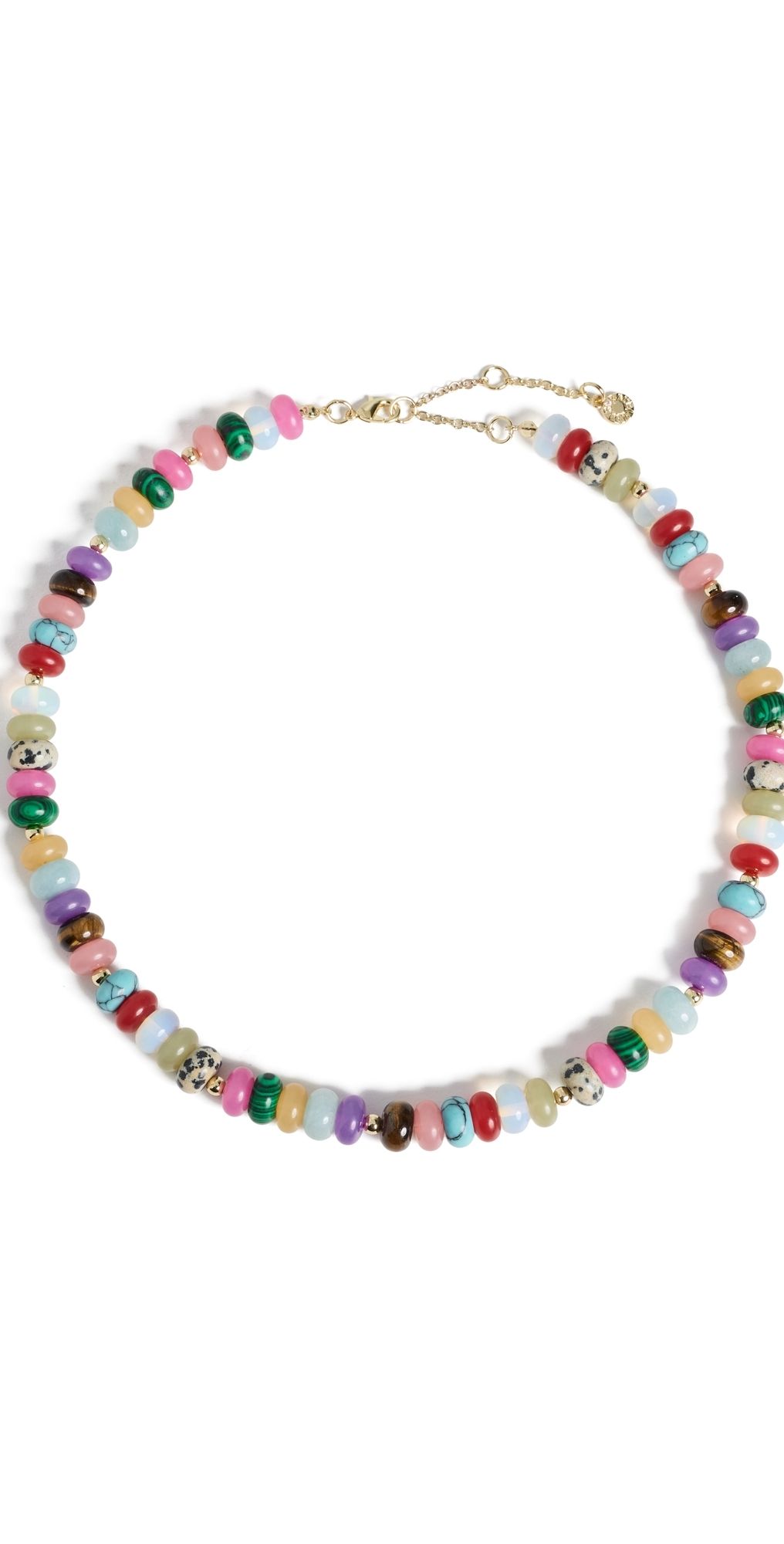 BaubleBar Aaliyah Semi-Precious Beaded Necklace Multi One Size