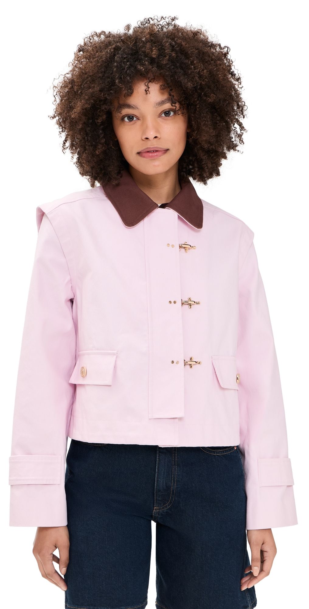 Hill House Home The Clarisse Jacket Pink XS