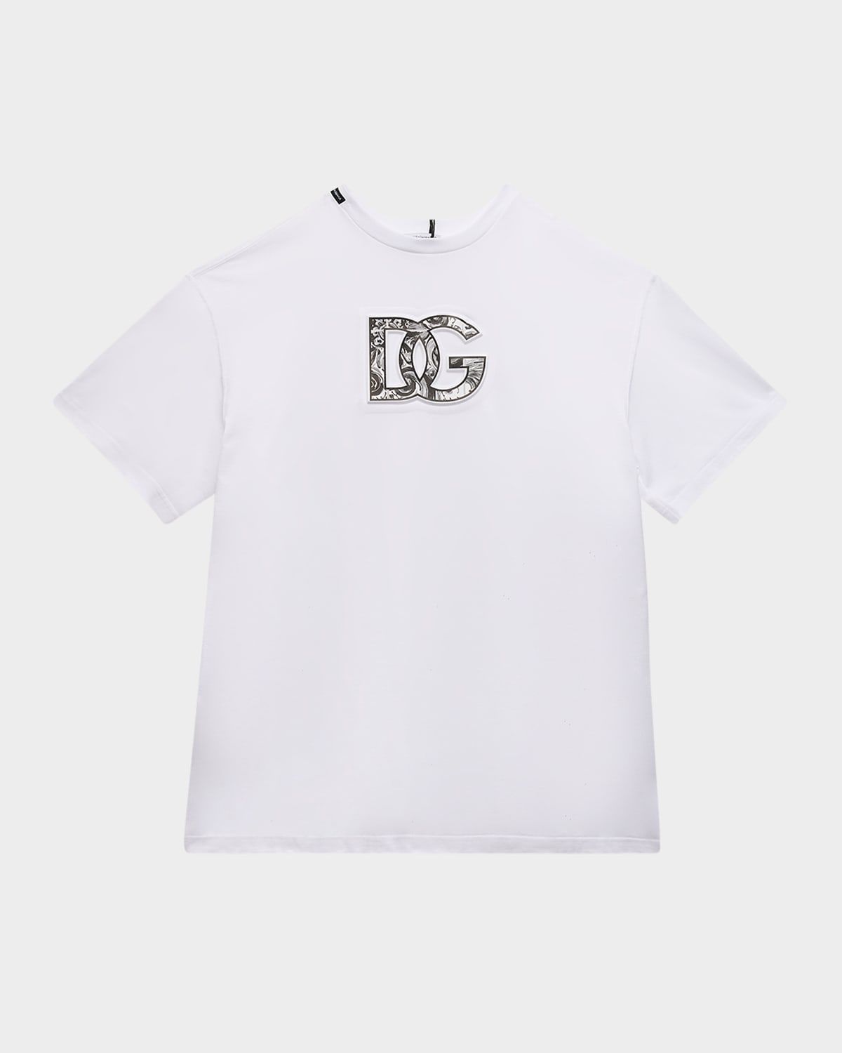 Boy & apos;s Interlocked Logo-Print T-Shirt, Size 4-6