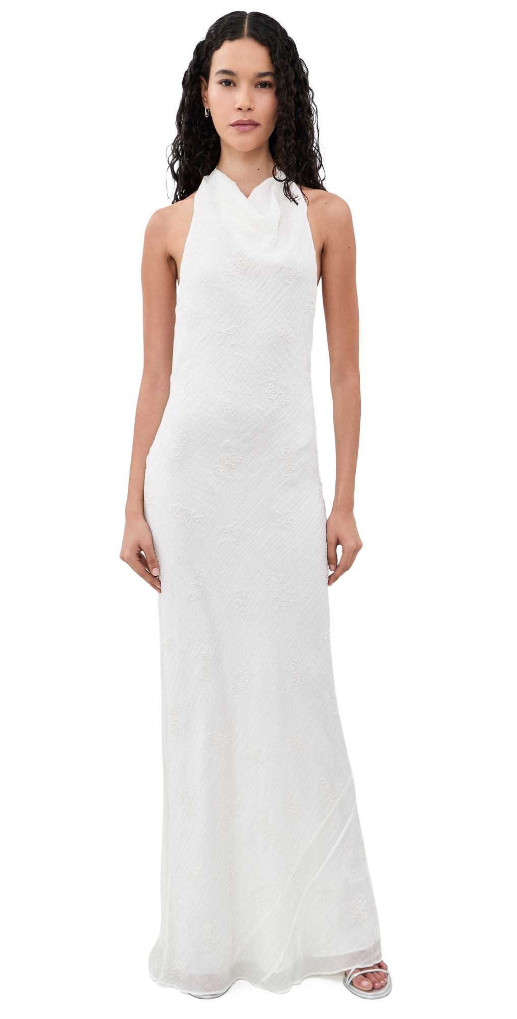 STAUD Roselle Dress White L