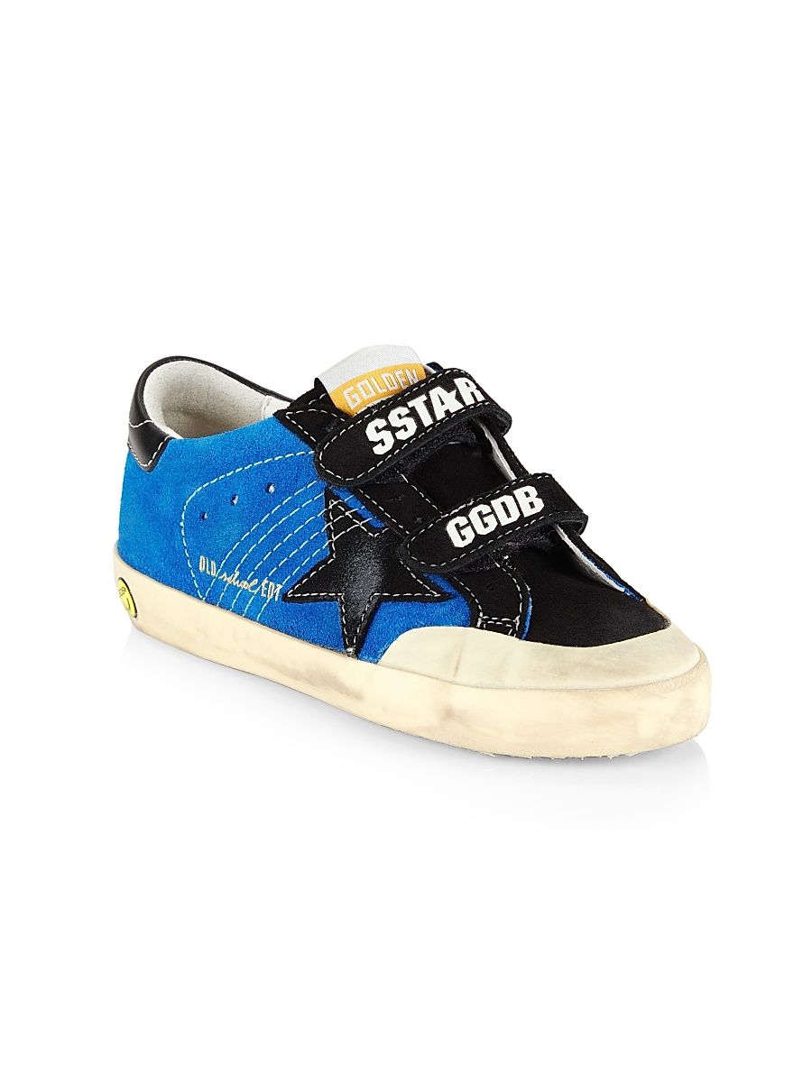 Baby Boy's,Little Boy's & Boy's Penstar Suede And Star Leather Heel Sneakers - Blue Black - Size 1.5 (Child)