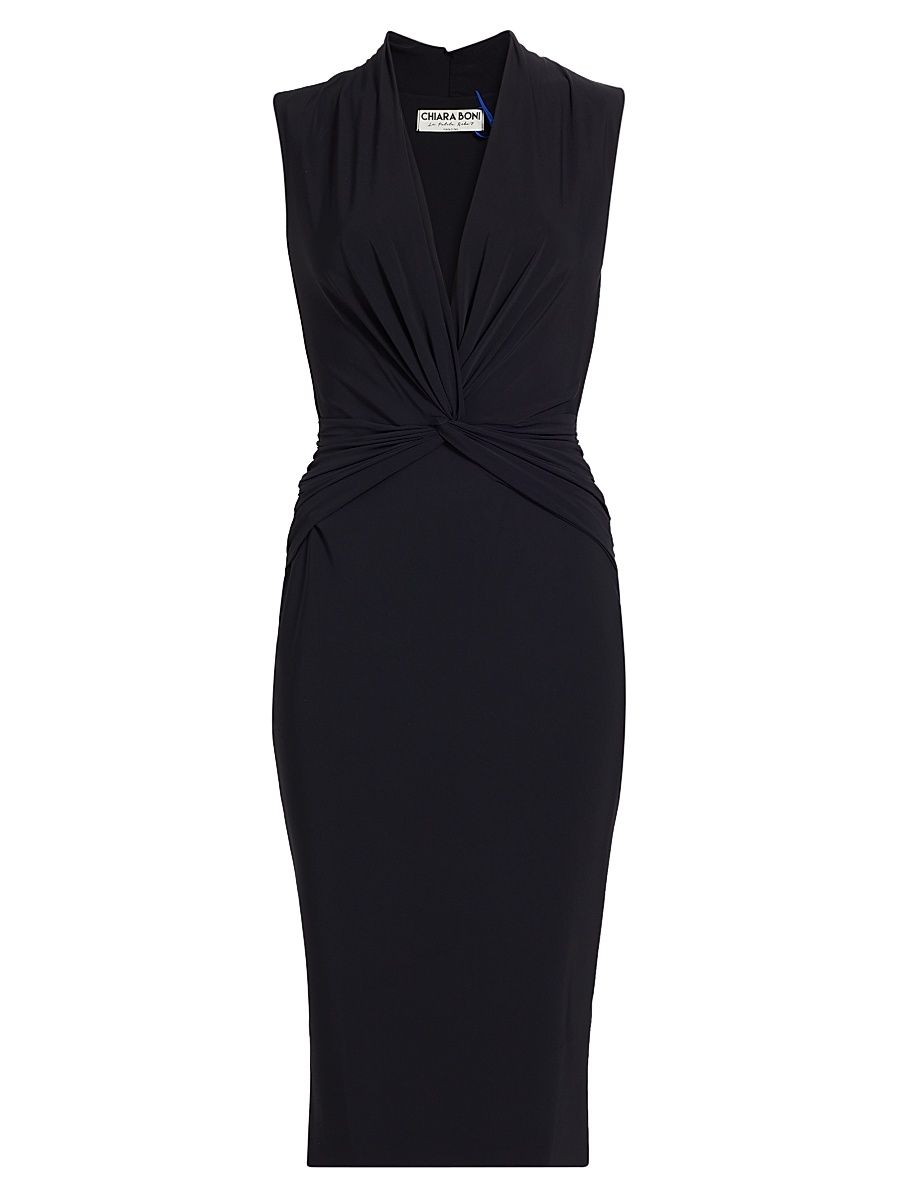 Women's Lalia V-Neck Cocktail Dress - Black - Size 14