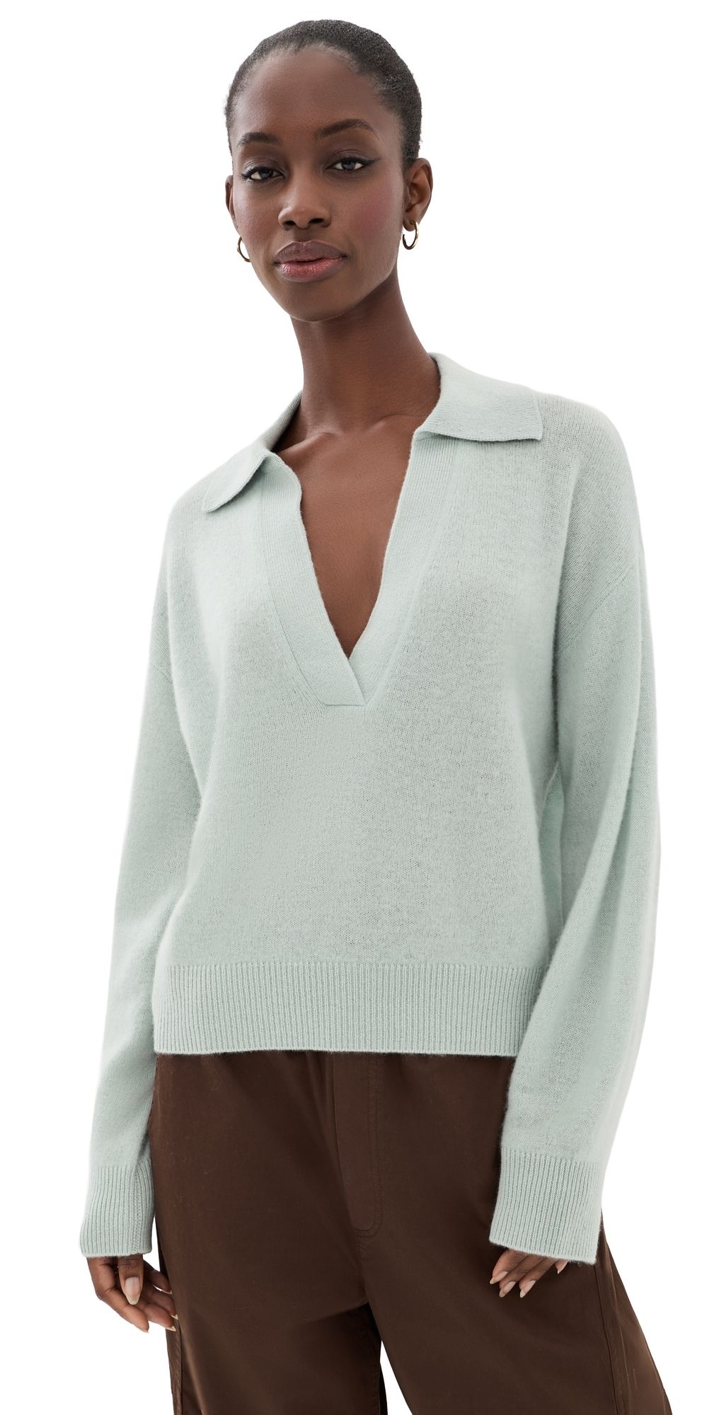 Le Kasha Jackson Cashmere Sweater Lagoon One Size