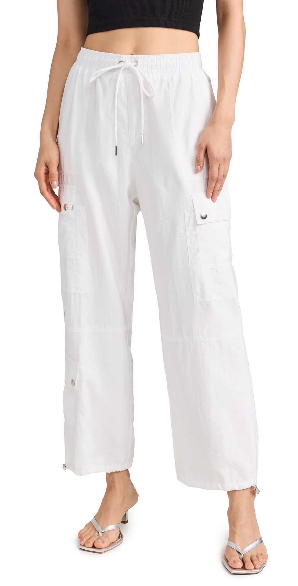 Cinq à Sept Nitsan Parachute Pants White L