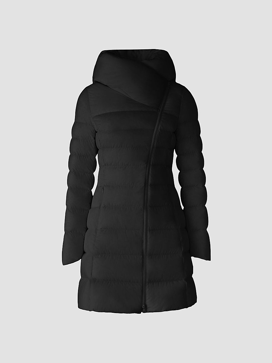 Women's Judy Stretch Down Coat - Black - Size XS