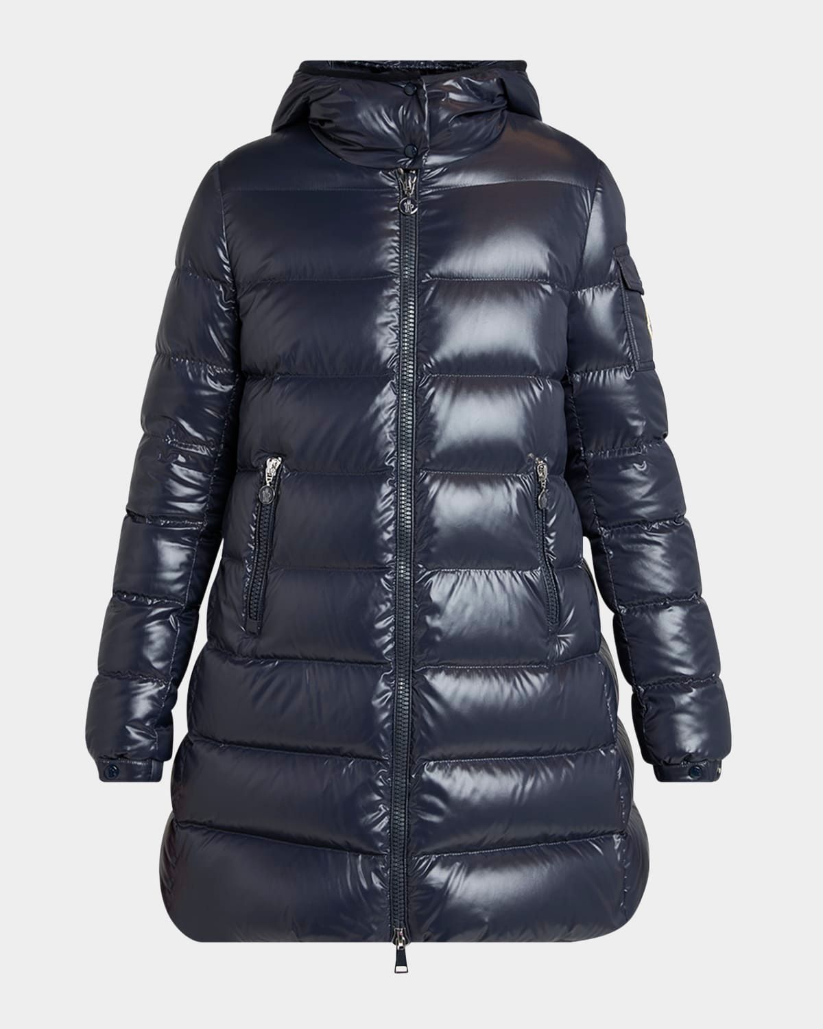 Courcelles Long Hooded Down Puffer Coat