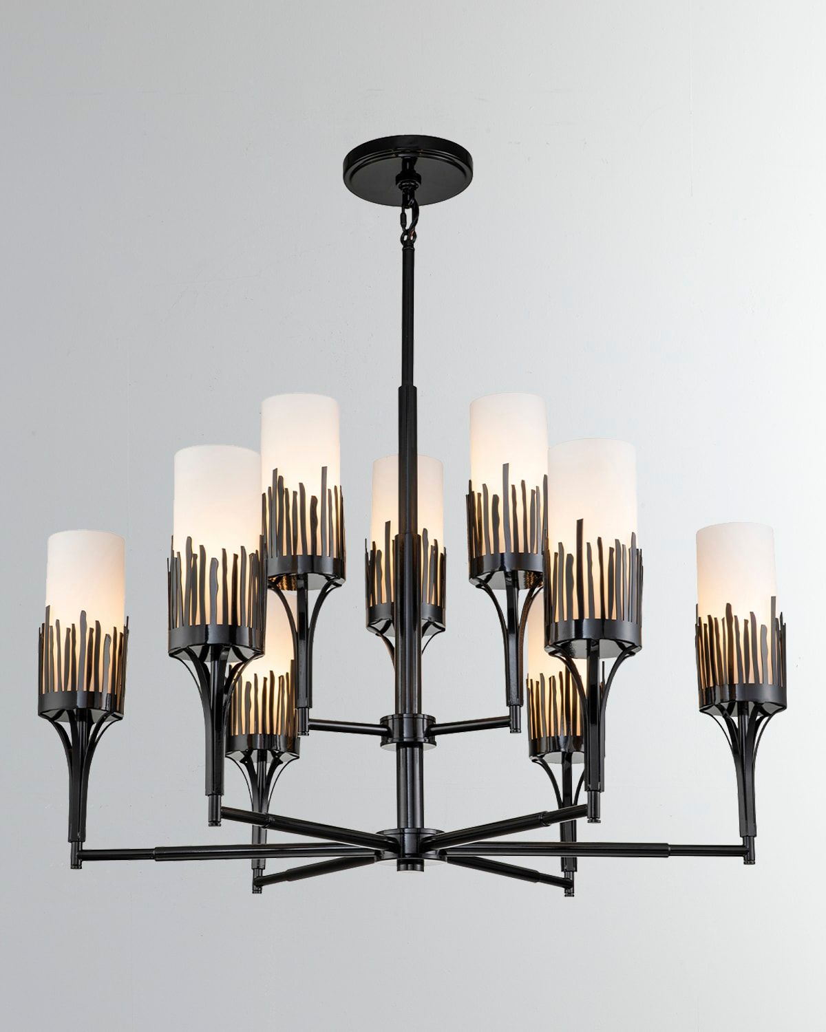 Sawgrass 9-Light Chandelier in Black