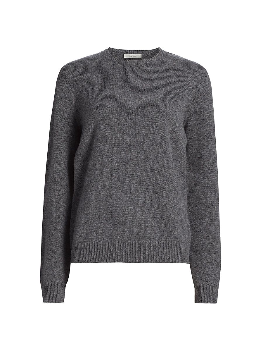 Women's Jayad Cashmere Top - Grey Melange - Size XL