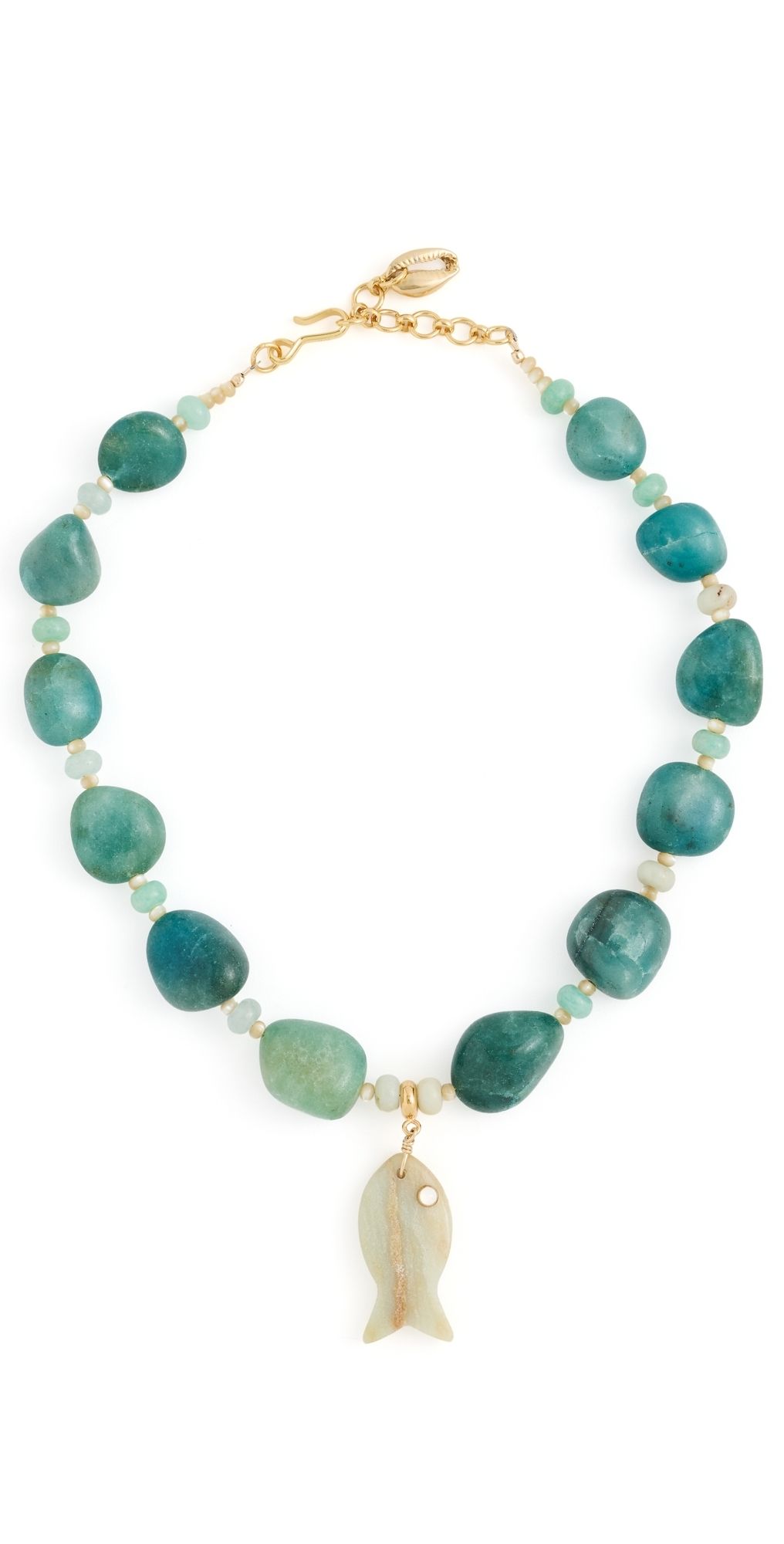 Brinker + Eliza Portofino Necklace Teal Agate One Size
