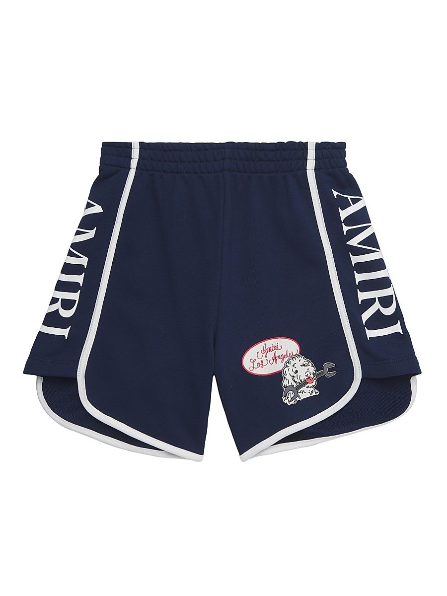 Little Boy's & Boy's Station Patch Shorts - Midnight Blue - Size 6