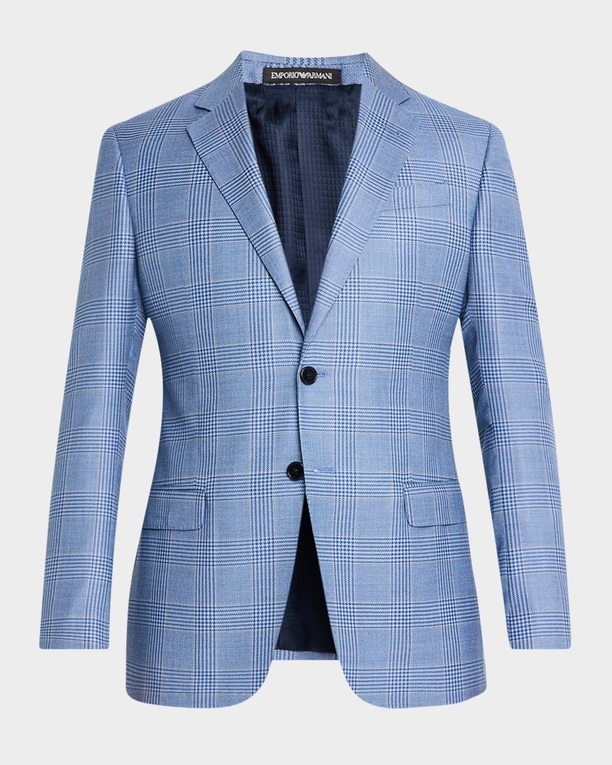 Men & apos;s Houndstooth Plaid Sport Coat