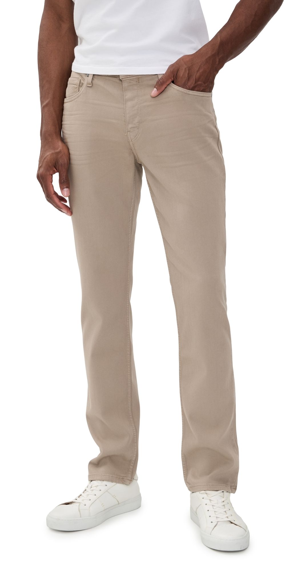 PAIGE Federal Transcend Slim Straight - 32 Toasted Almond 33