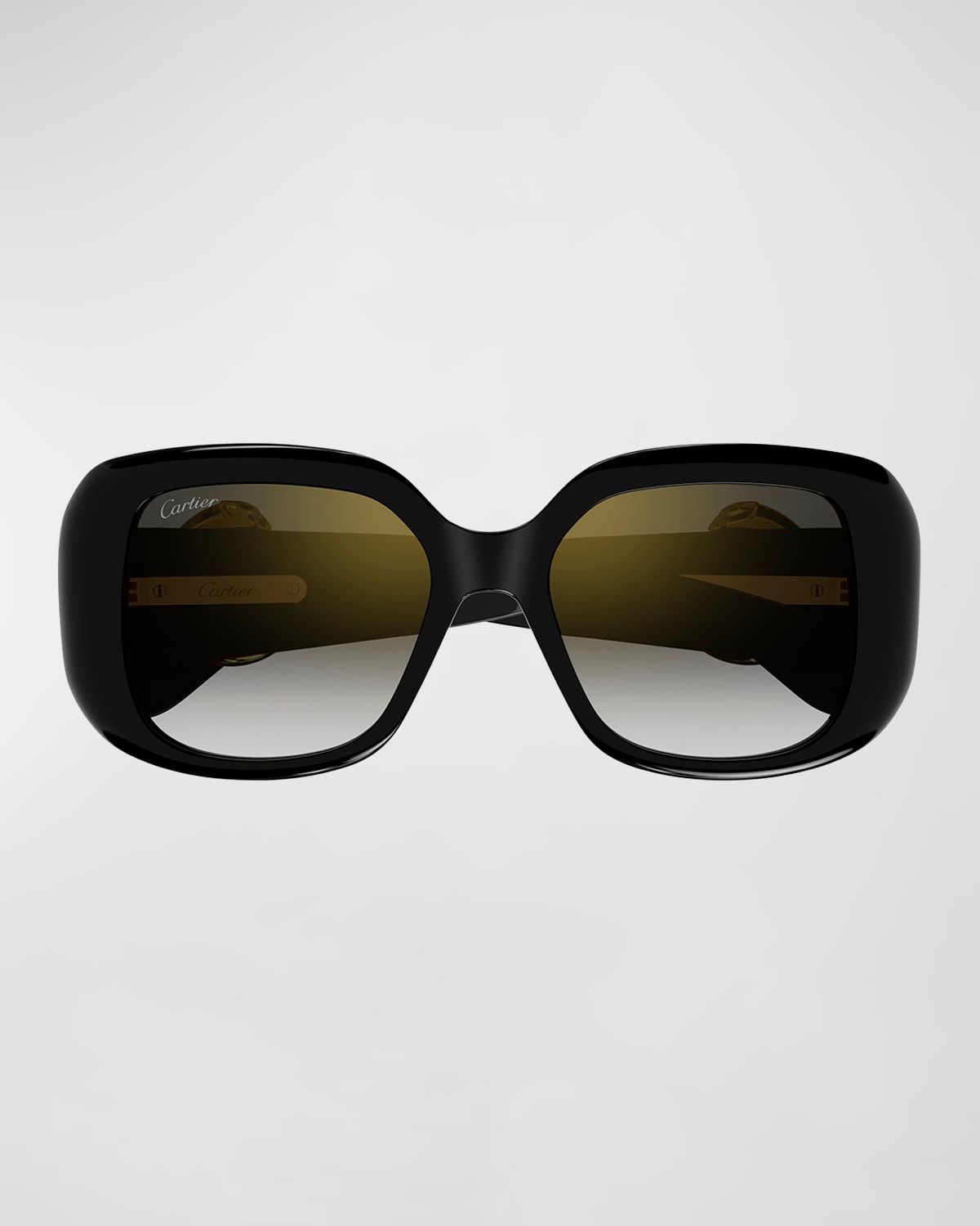 Panther-C Acetate Square Sunglasses