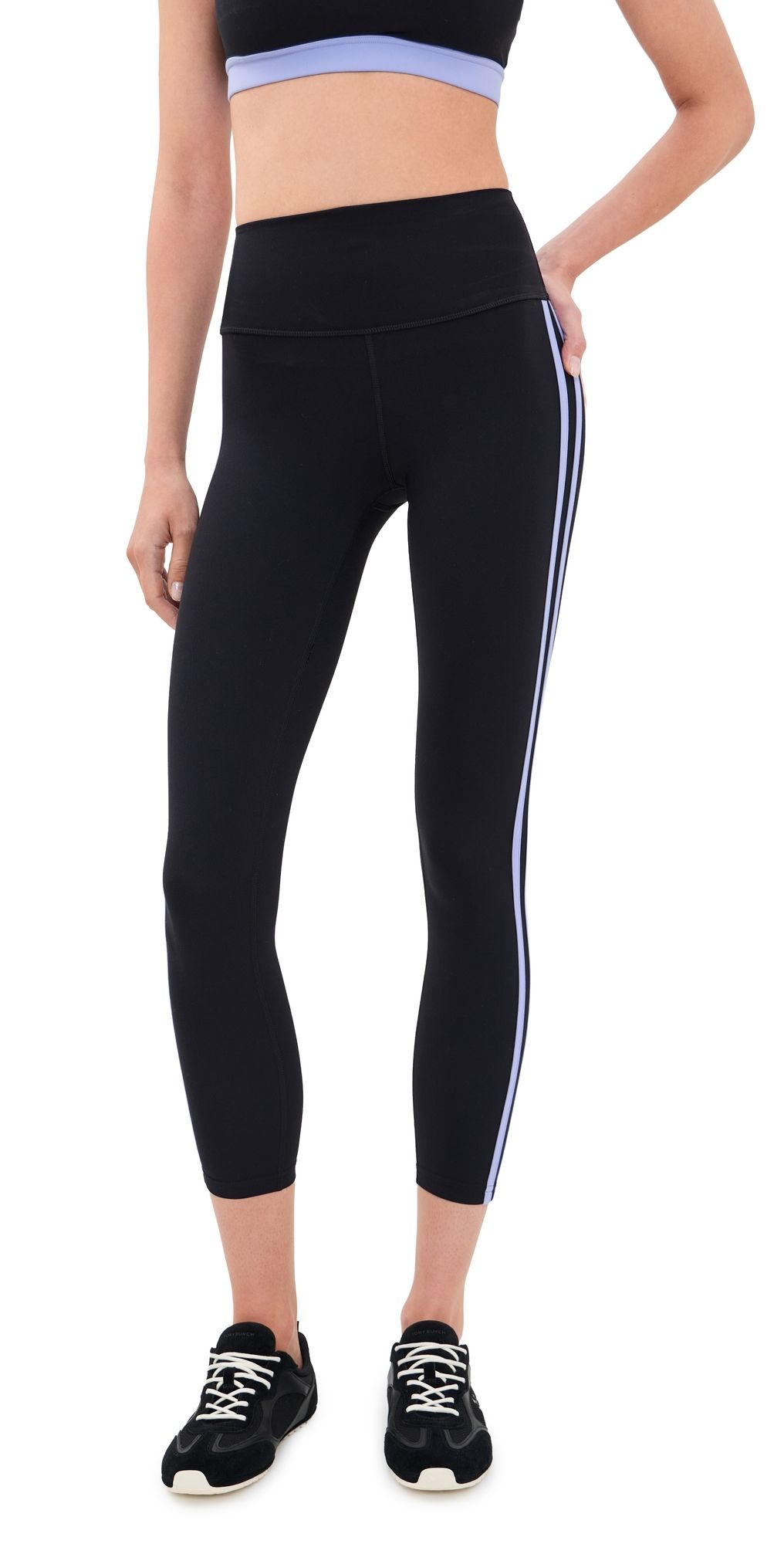 Splits59 Ella Airweight 7/8 Leggings Black/Purple Haze S