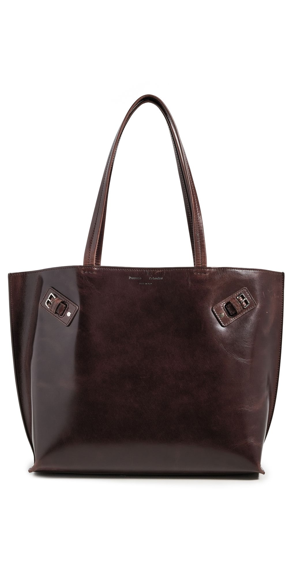 Proenza Schouler Days Tote In Pull Up Calfskin Dark Brown One Size