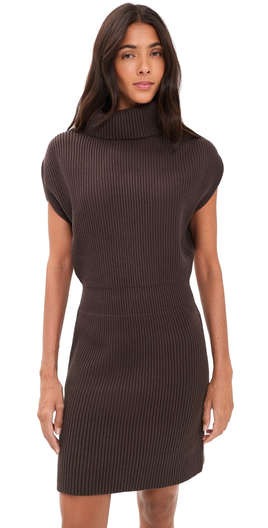 Splendid Marigold Mini Sweater Dress Java XS