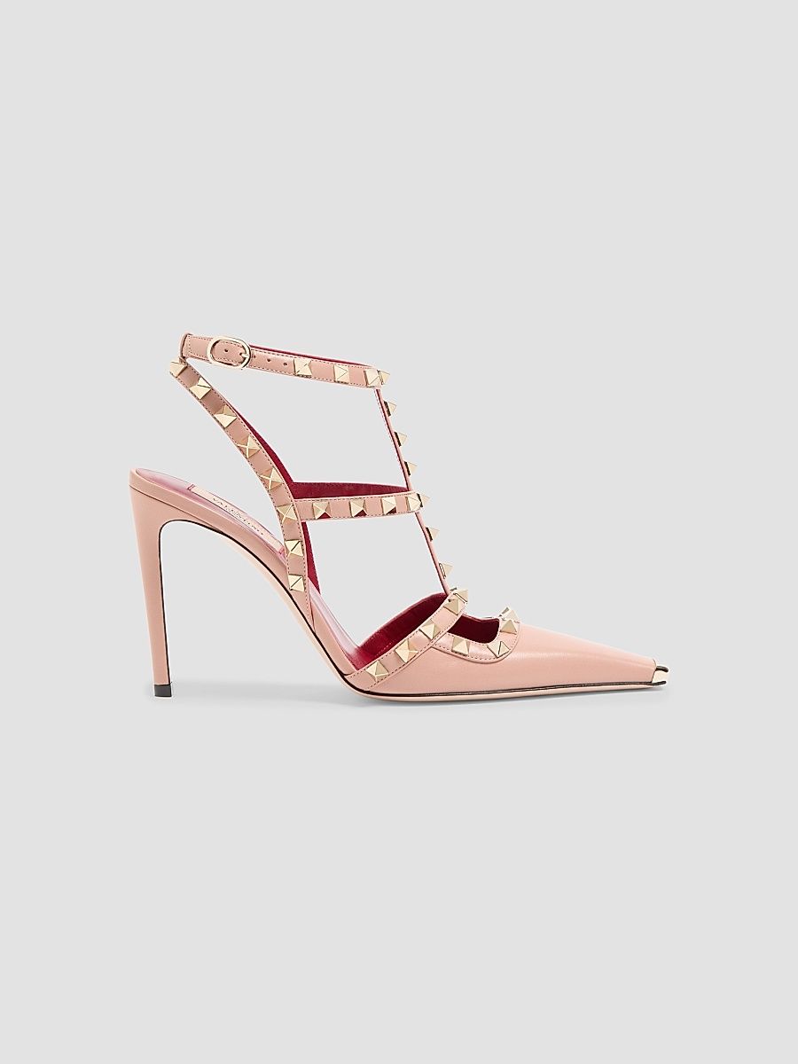 Women's Rockstud Kidskin Pumps 100MM - Phard - Size 12