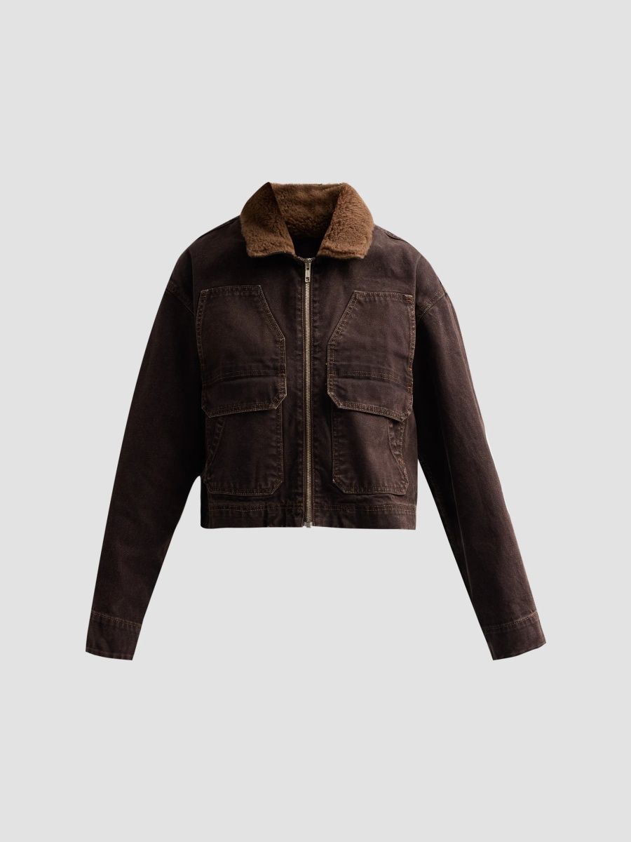 SLVRLAKE Women's Atlas Worker Jacket - Norther Cedar - Size Large