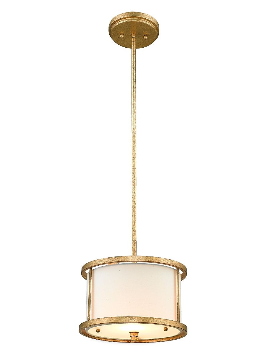 Lemuria Distressed Gold Mini Pendant - Distressed Gold