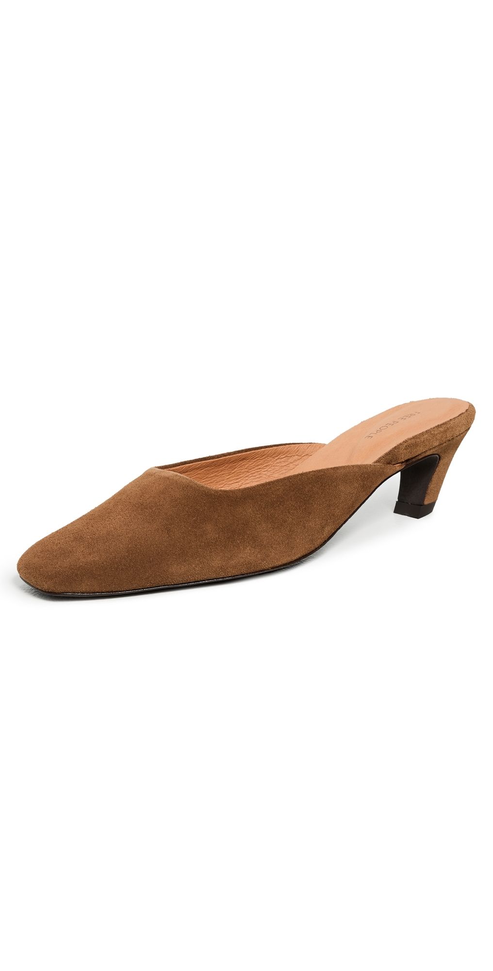 Free People Avenue Heels Cognac Suede 11