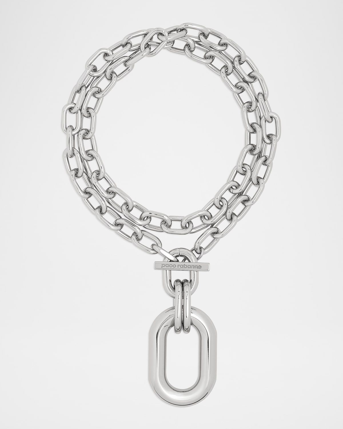 XL Chain-Link Pendant Necklace
