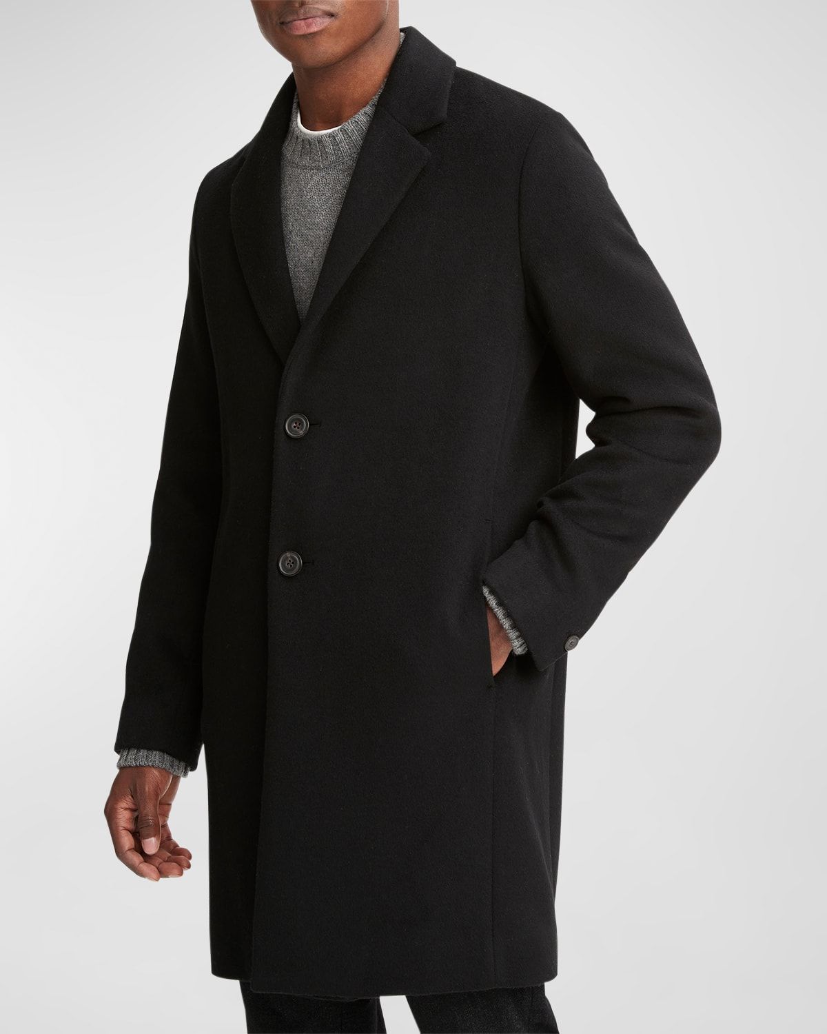 Men & apos;s Classic Wool-Blend Topcoat