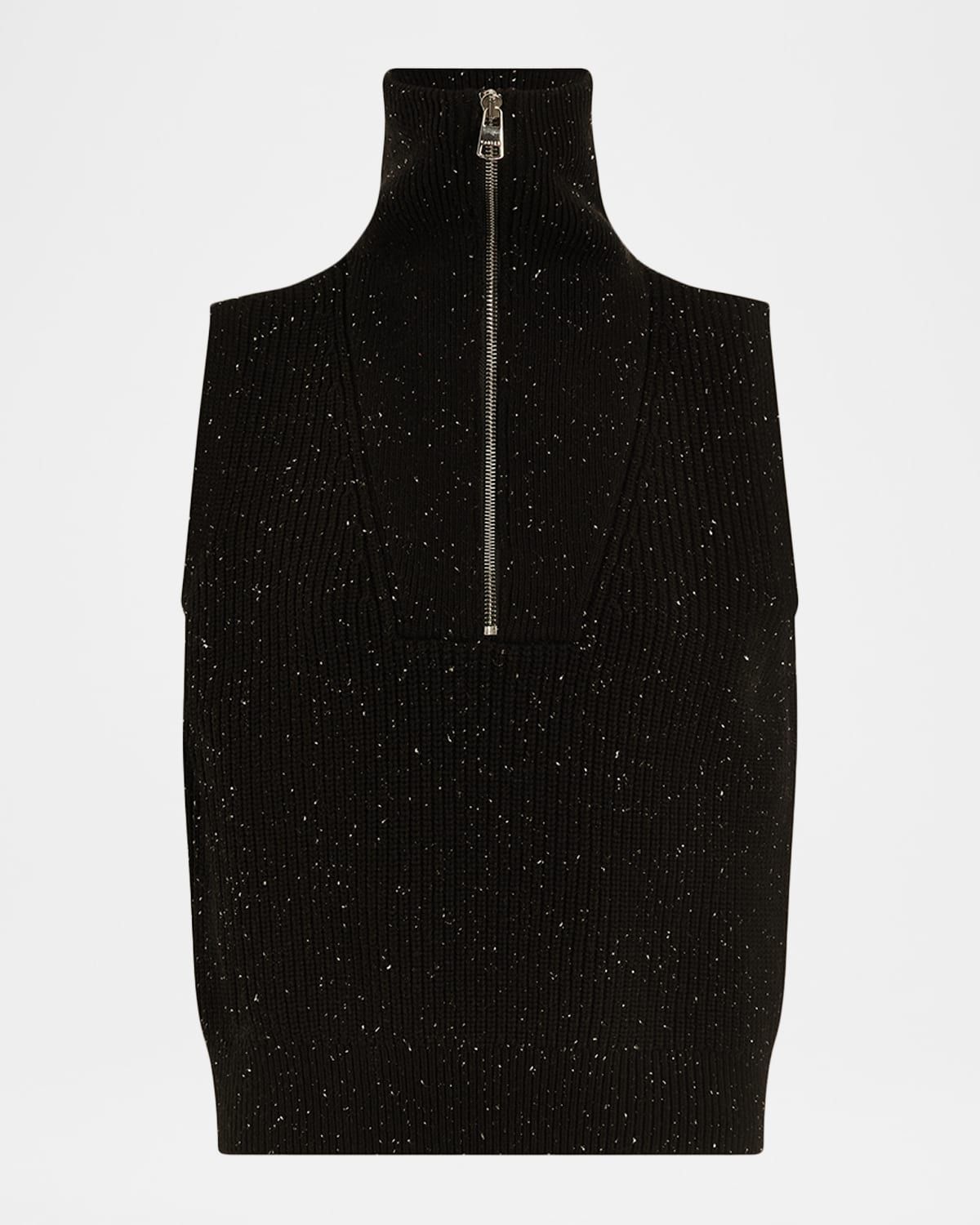 Hally Half-Zip Knit Vest