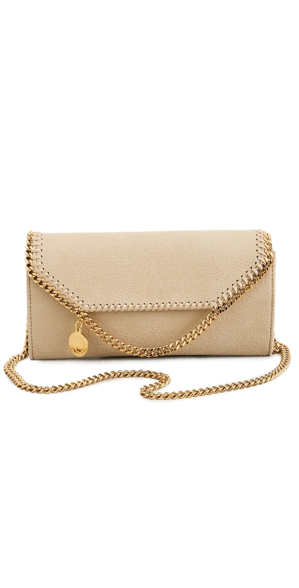 Stella McCartney Falabella Continental Wallet Butter/Cream One Size