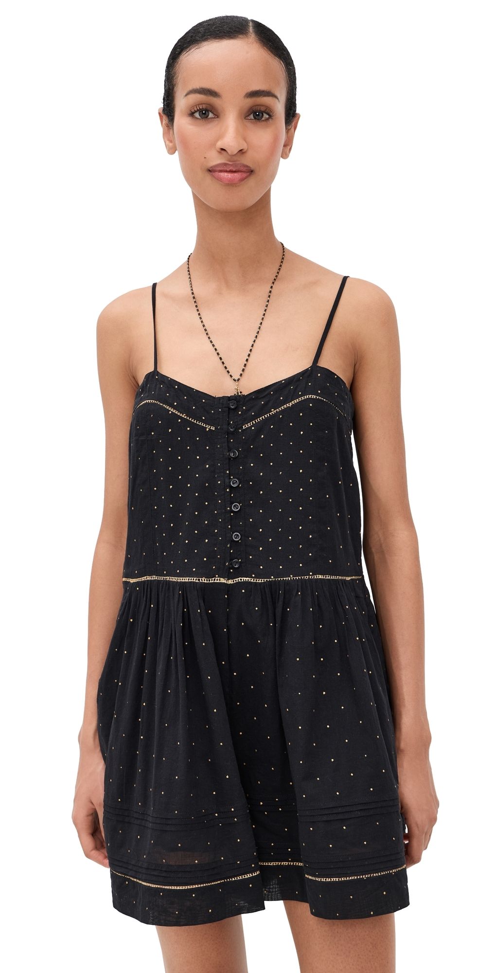 Isabel Marant Étoile Vickie Romper Black 38