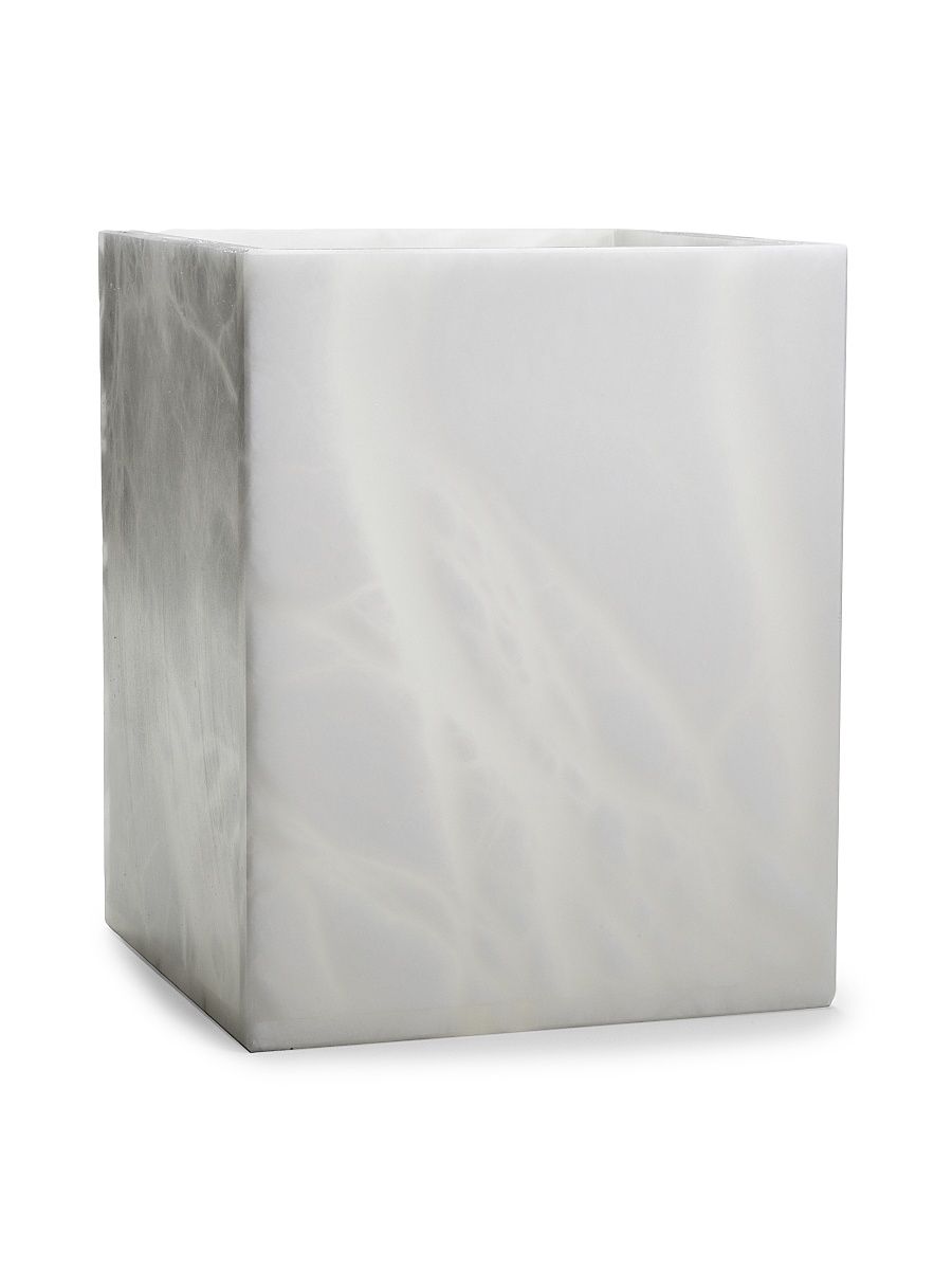 Alisa Waste Basket - White