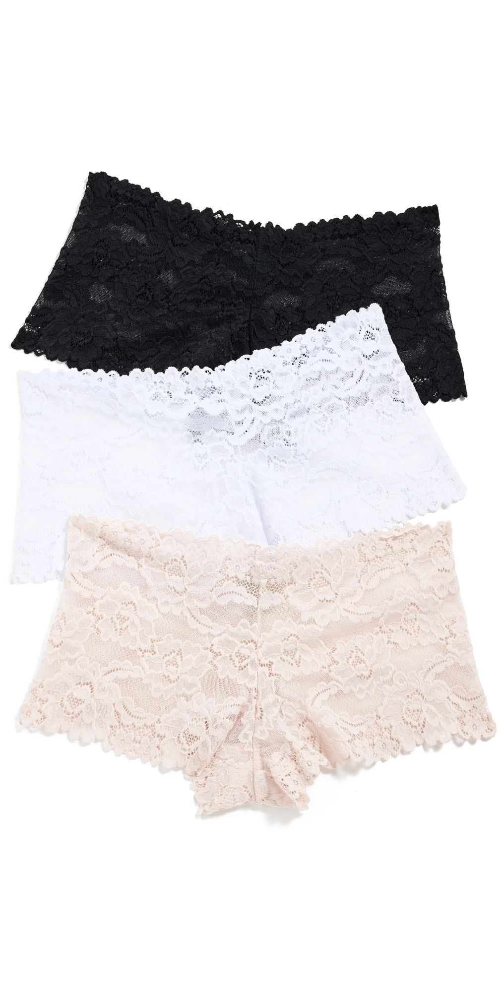 HONEYDEW Natalya Tanga 3 Pack Black/White/Seltzer L