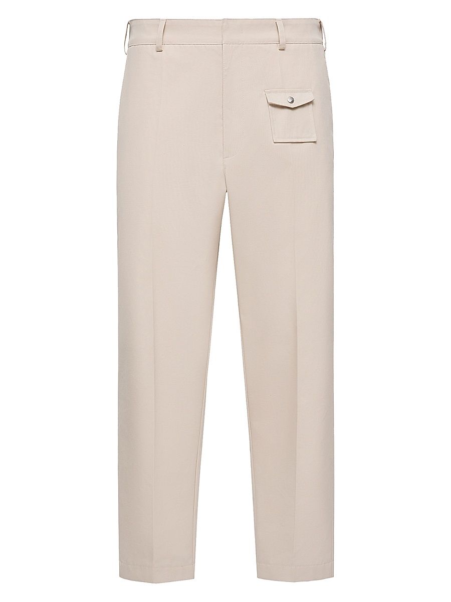 Men's Pants in Gabardine - Light Beige - Size XXL