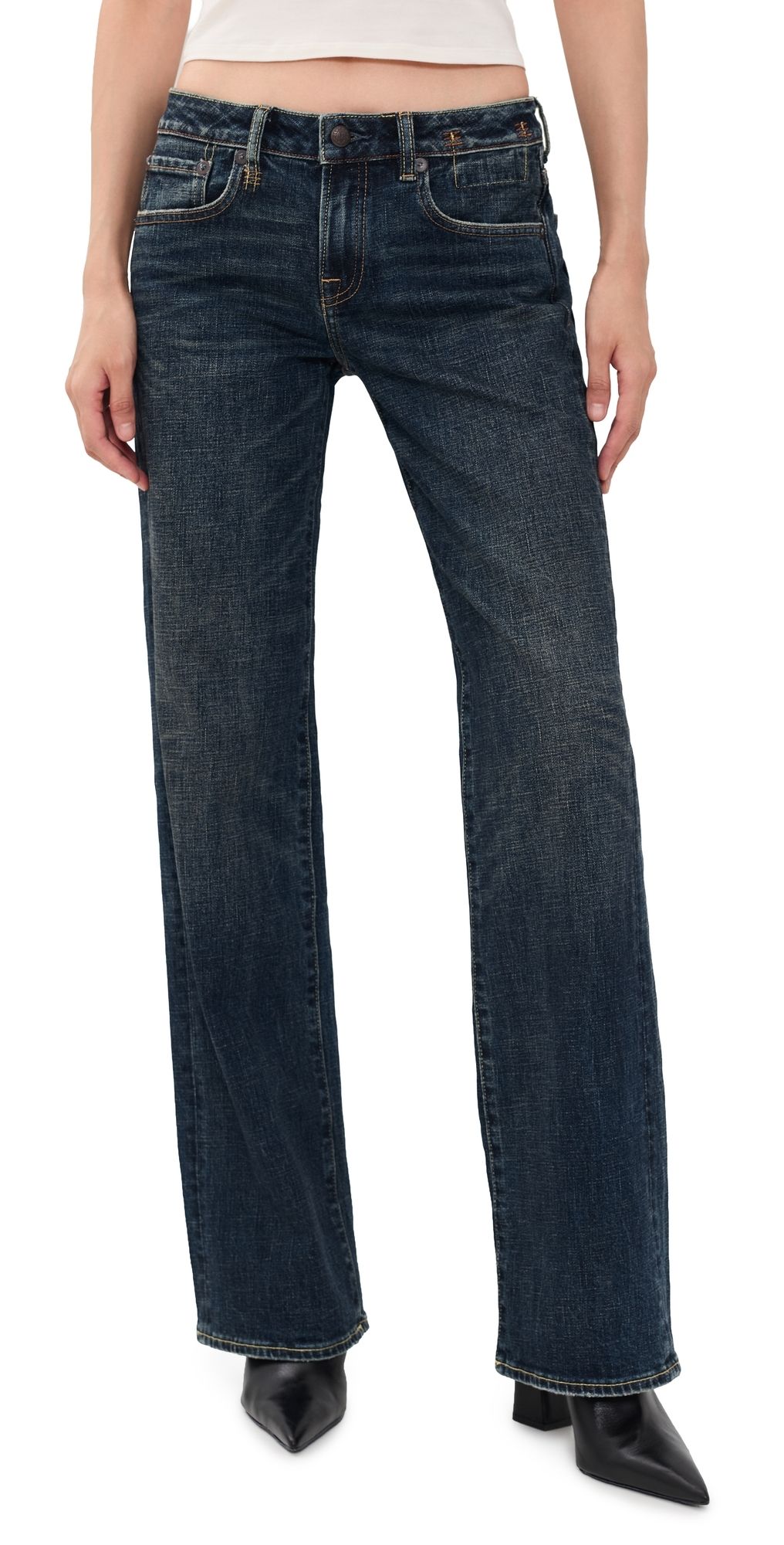 R13 Effie Jeans HOYT BLUE STRETCH 24