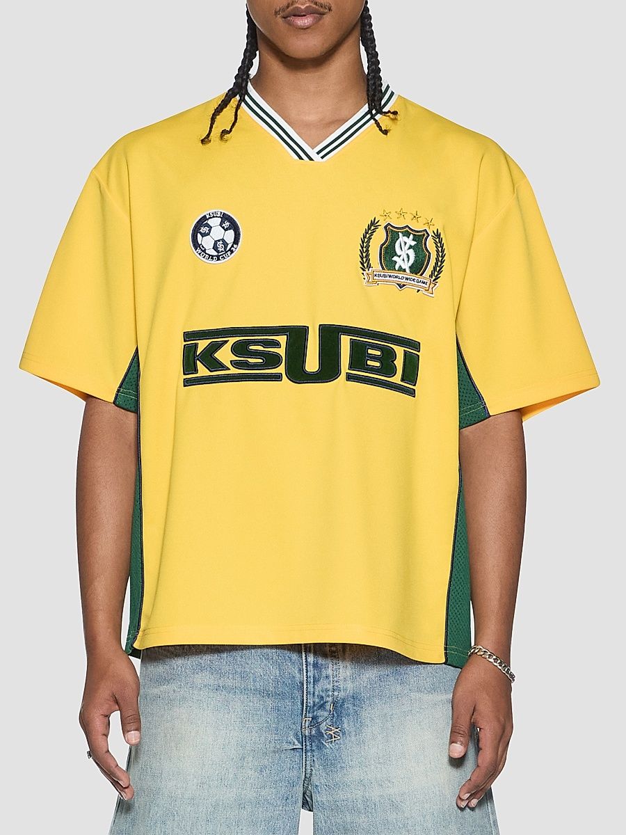 Men's Offside Short-Sleeve Jersey - Gold - Size XXL