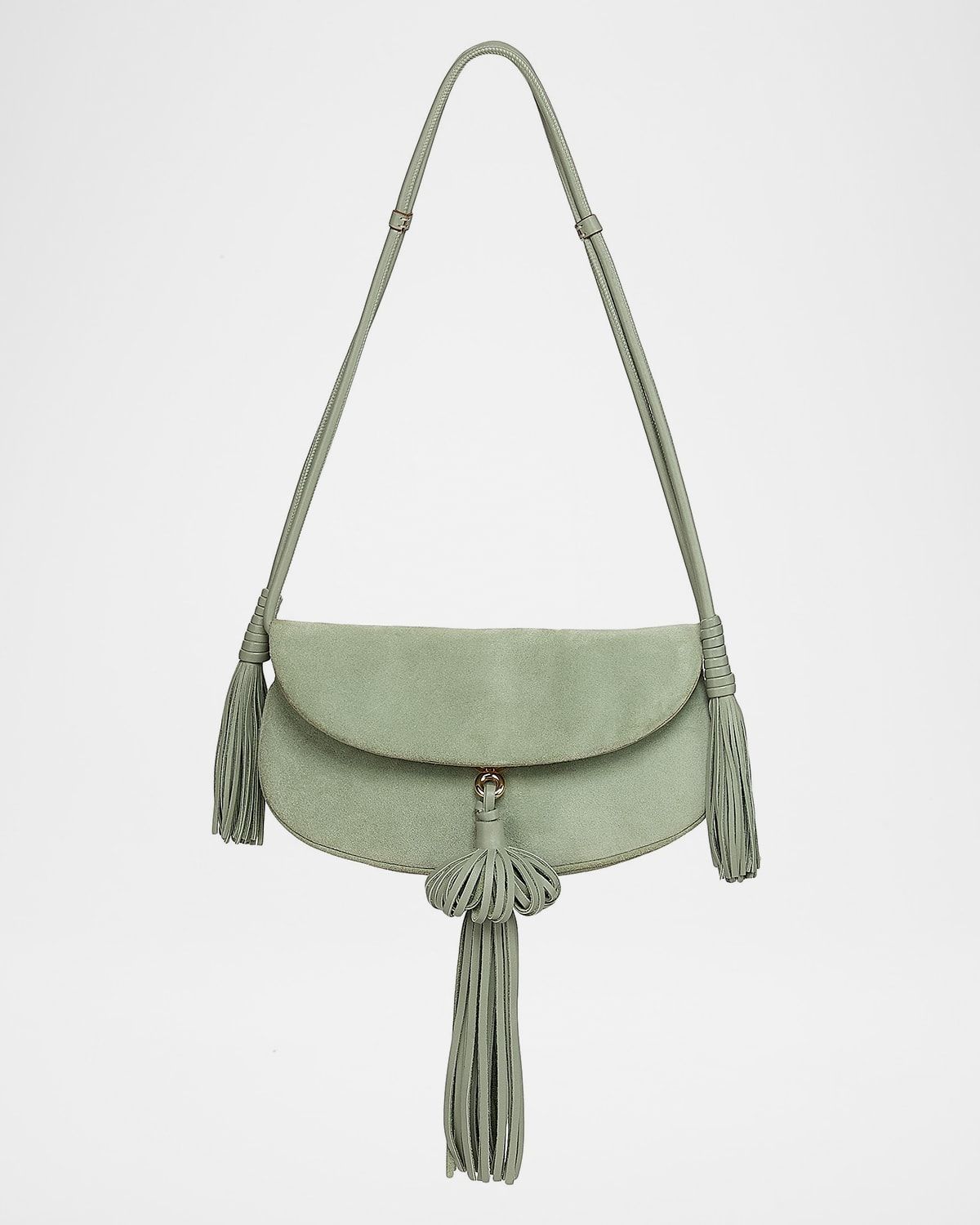 Paloma Tassel Suede Convertible Shoulder Bag