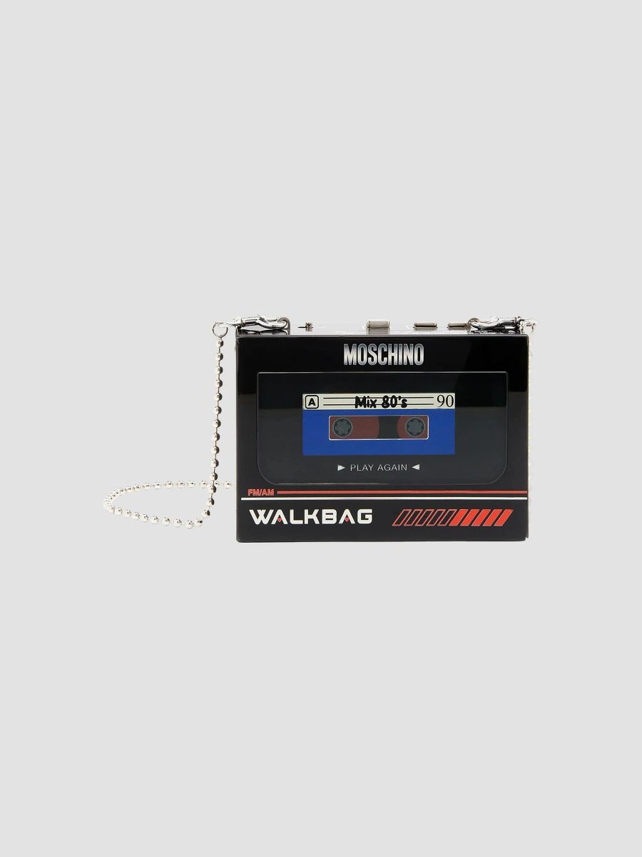Moschino Women's Walkbag Clutch - Black Multi