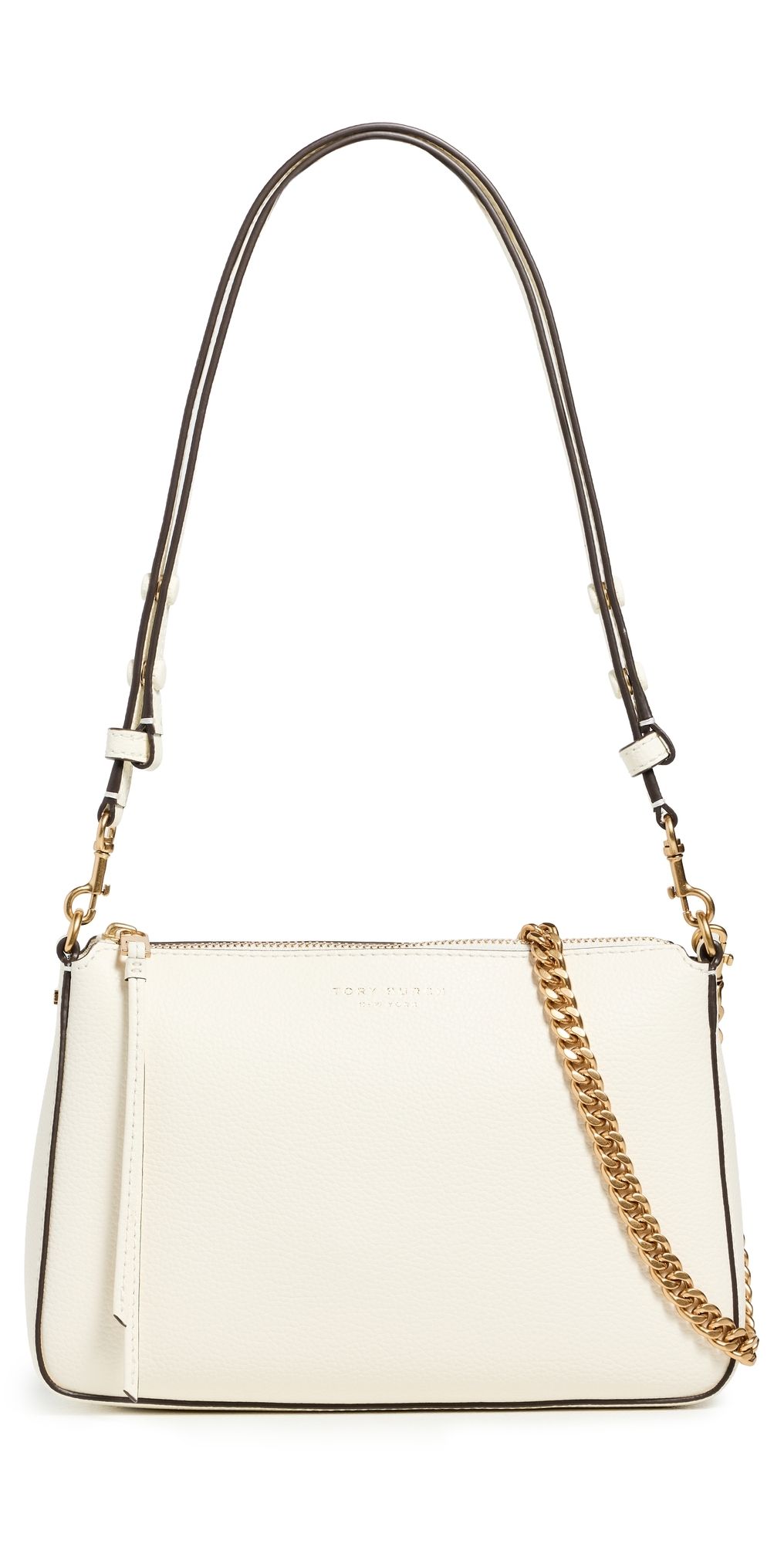 Tory Burch Perry Small Shoulder Bag Warm White One Size