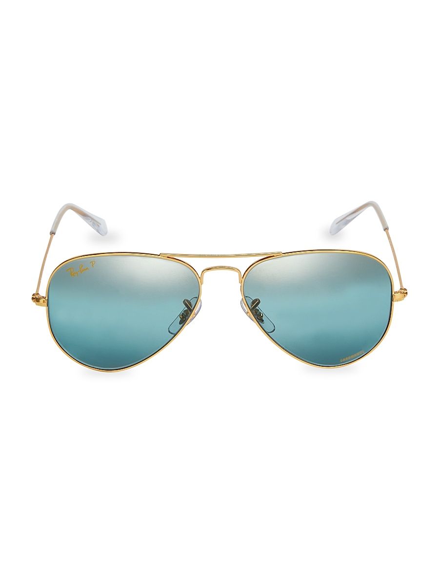 Men's RB3025 55MM Aviator Sunglasses - Legend Gold
