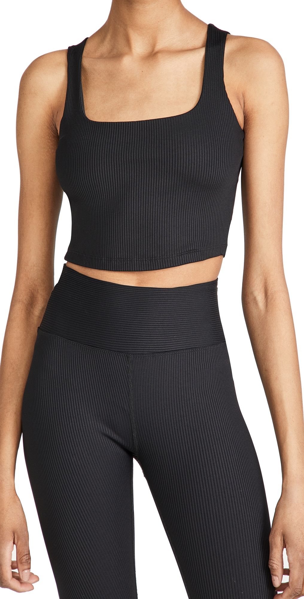 Year of Ours Ribbed Active Bra Black M