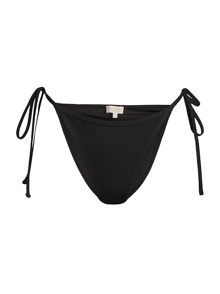 Women's Moriah Bikini Bottom - Black - Size Large