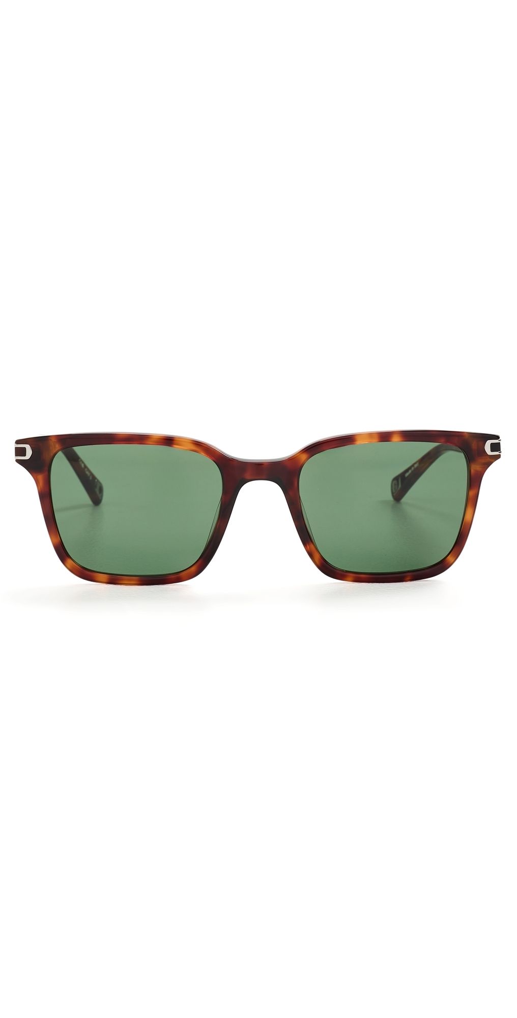 Orlebar Brown The Robbie Sunglasses Tortoiseshell/Pine Green One Size