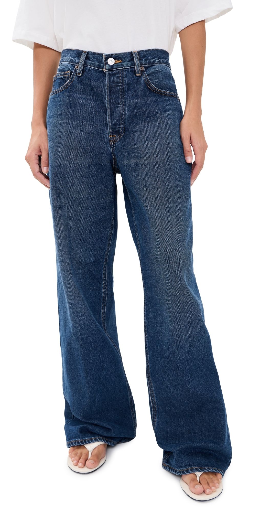 Good American Vintage Low Slung Baggy Jeans Trace 14