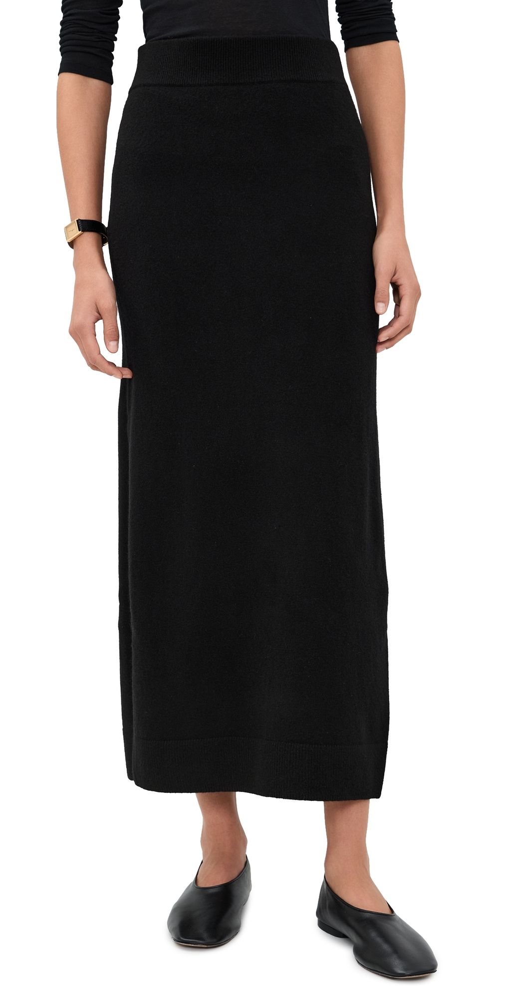 Splendid Tori Cashmere Skirt Black L