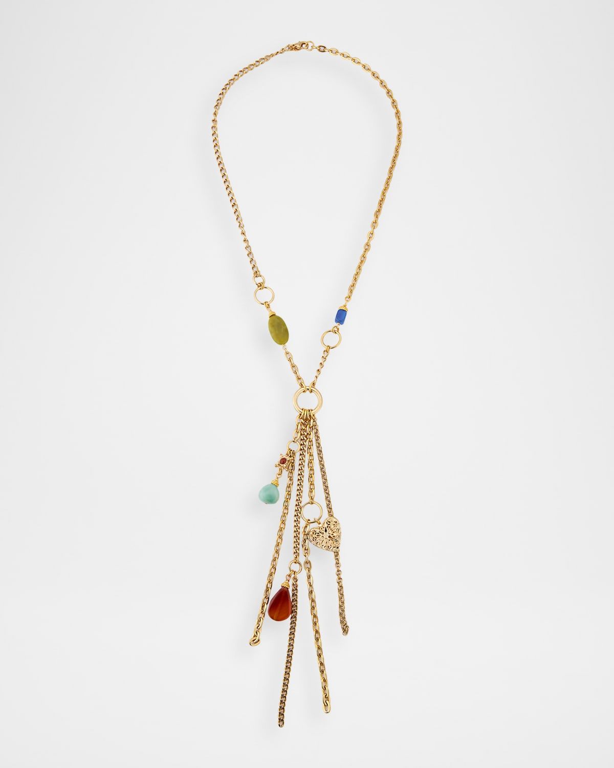 Multi-Chain Y-Drop Necklace