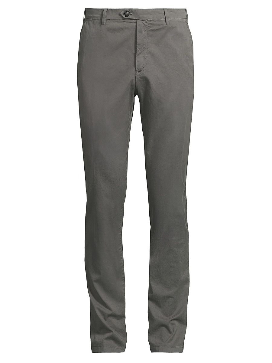 Men's Garment-Dyed Comfort Chino Pants - Grey - Size 36