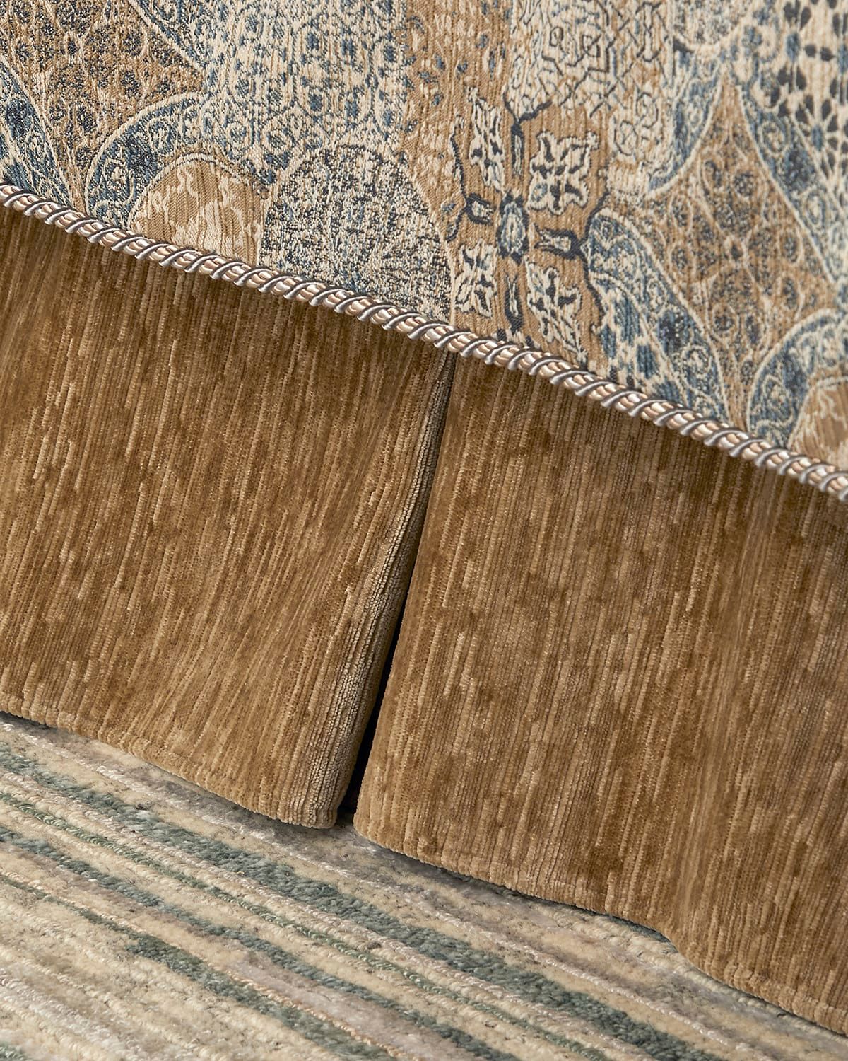 Mesa Velvet Tailored Bed Skirt