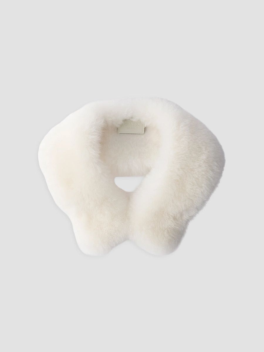 Prada Women's Cashmere Collar - White